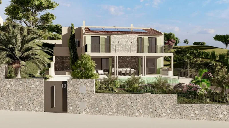 Attractive building plot with approved construction project for modern single-family home — photo 3