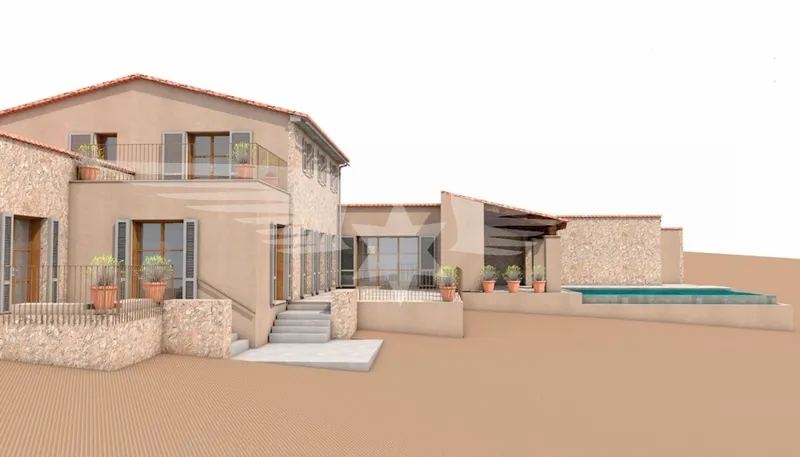 Cala Millor I new construction finca with distant sea views — photo 8