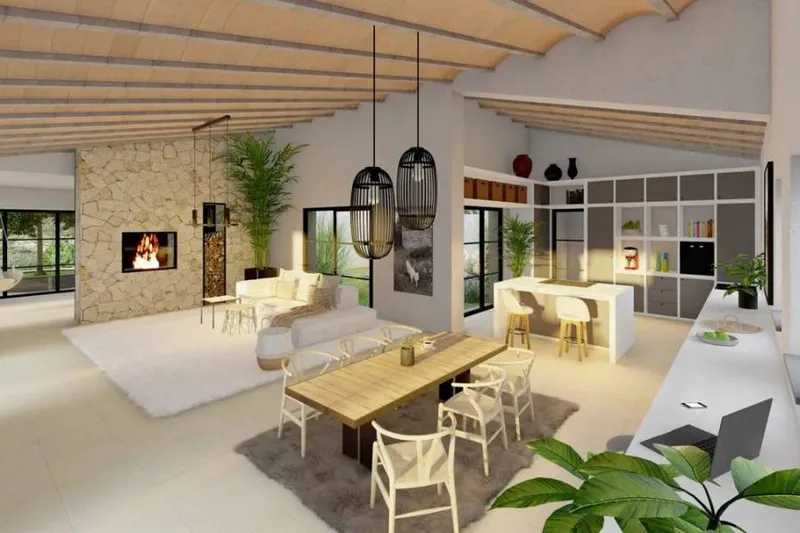 Country Property Plot with Advanced Building Project and Panoramic Views near Montuïri — photo 8