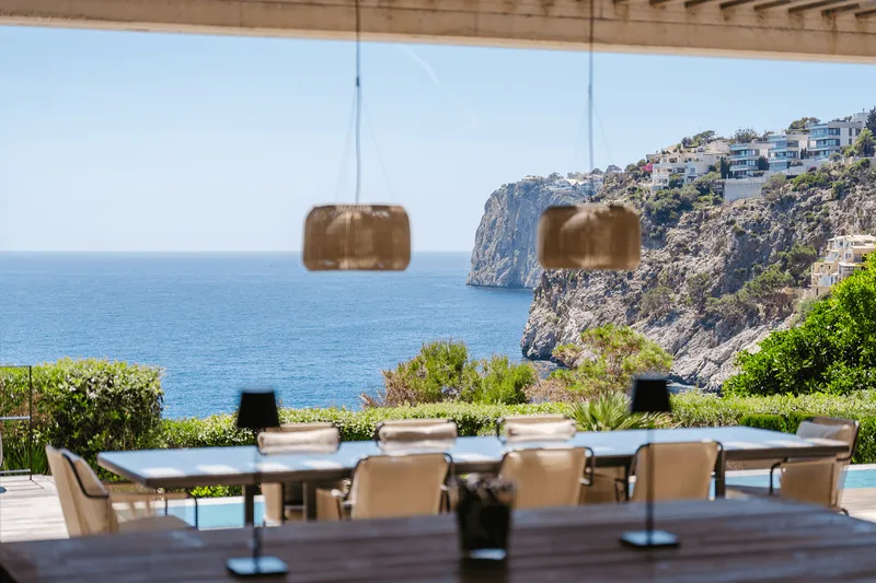 Villa in Cala Llamp with sea view, infinity pool, and spa area — photo 3