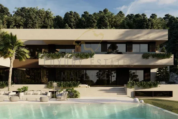 Fantastic plot in Son Vida with project and sea views — photo 3