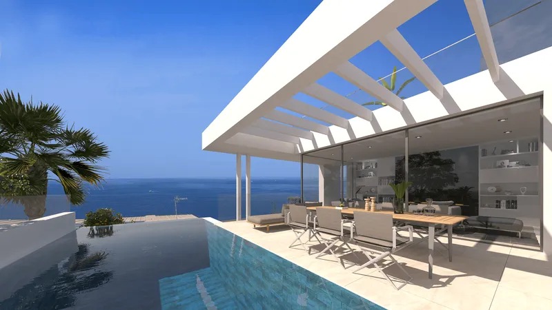 Modern villa with sea views in El Toro — photo 1