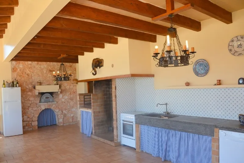 Luxury country home with sea view in Portocolom — photo 12