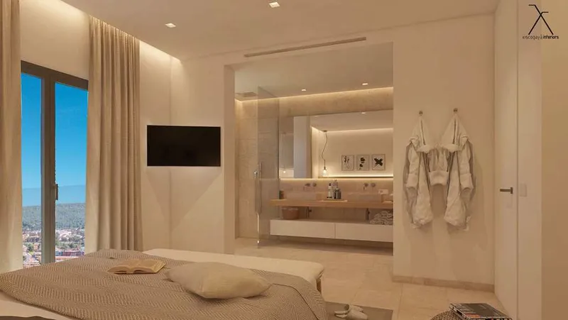 Brand new apartment in Santa Ponça with 4 bedrooms, 3 bathrooms, balcony, parking, pool, gardens — photo 10