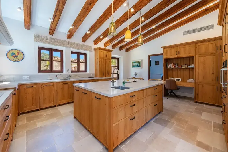 This impressive finca is located in the quiet and beautiful Vall d'en March about 2 km east of Pollença. It occupies 50,000m2 (12.3 acres) — photo 12