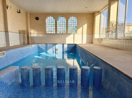 Stunning villa with an indoor pool, sauna, and panoramic views in Sant Llorenç — photo 2