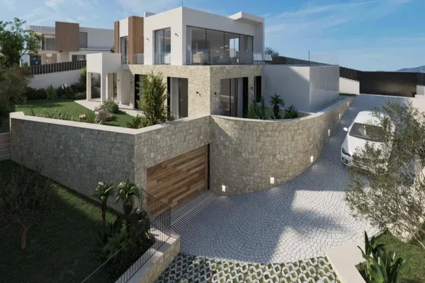 Exclusive new development of a modern sea view villa in Santa Ponsa — photo 1