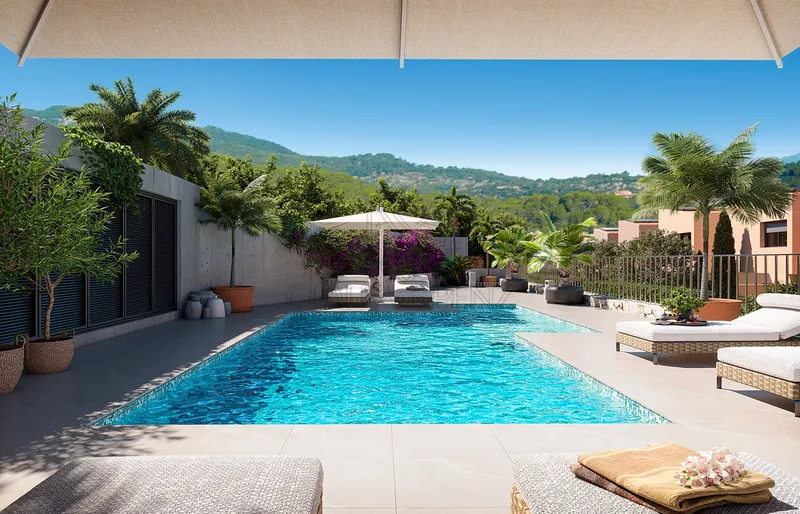 Esporles – #10 Charming Newly Built Terraced Villas – Mallorcan Style in an Idyllic Location — photo 1