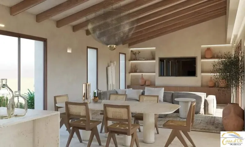 New build finca with 4 bedrooms, terrace, pool & sea views for sale — photo 2