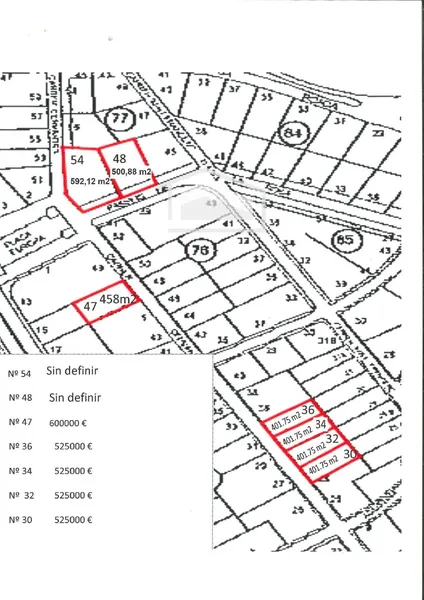 Buildable urban plots in Colonia de Sant Jordi from 400 m2 to 592 m2 — photo 3