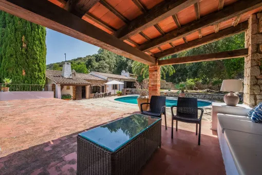 Pollensa, rustic finca on a hillside in absolute tranquility with pool, rental license and close to the old town of Pollensa — photo 6