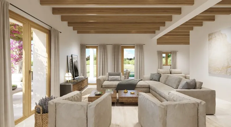 Fantastically beautiful finca in a prime location with sea views - Completion 2023 close to Santany — photo 5