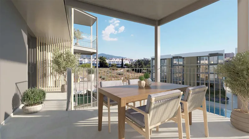 New modern apartment with garden near the beach in Palmanova Mas — photo 10