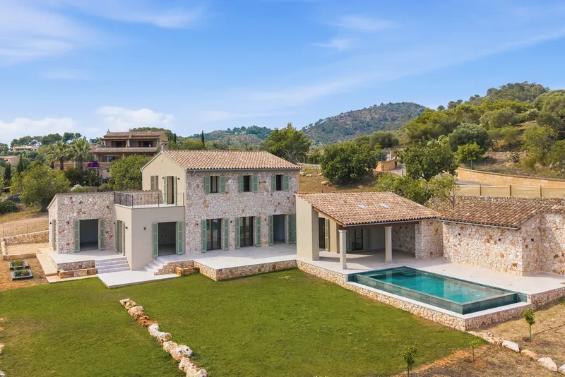 Sant Llorenc des Cardassar top quality country property for sale with private pool and mountain view — photo 1