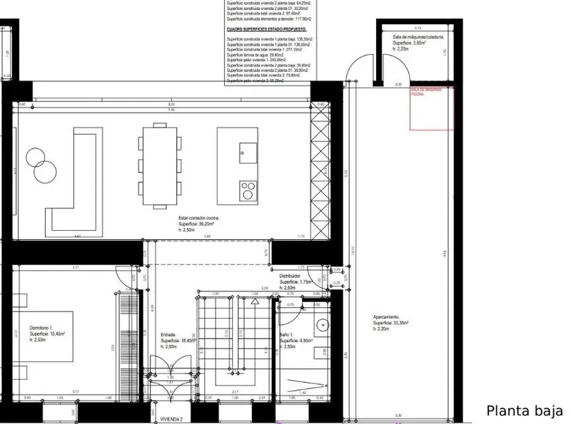 Basic project for a single-family home with pool and garage in Sa Cabaneta — photo 9