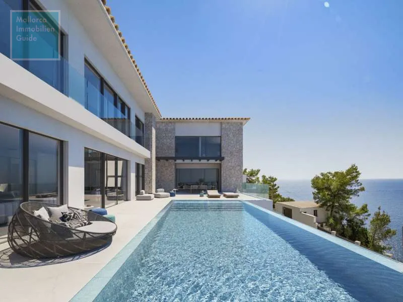 New villa with sea views and guest apartment in Cala Llamp — photo 1