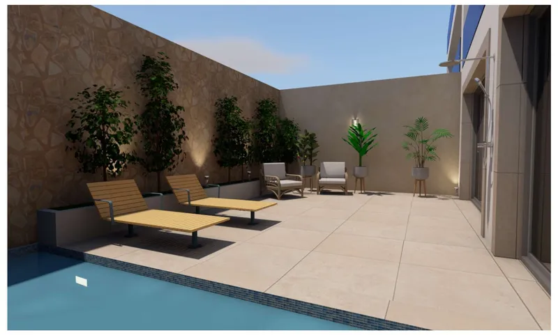 Plot with building project in Alqueria Blanca — photo 1