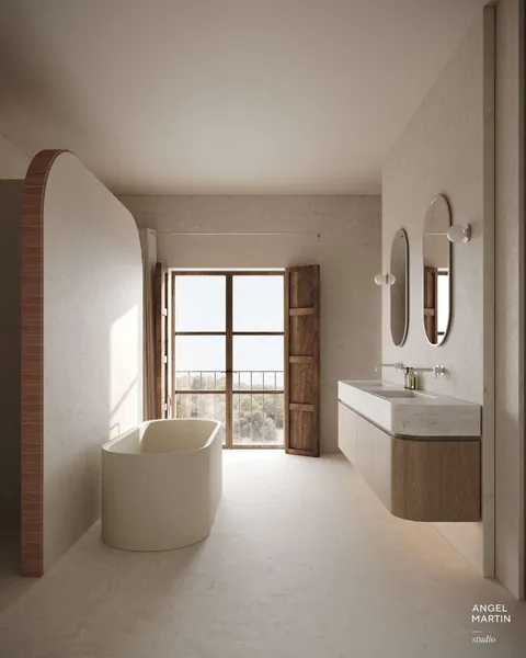 Modern townhouse with swimming pool in Ses Salines — photo 10