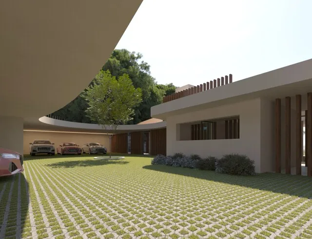 Frontline golf plot with villa project for sale in Son Vida, Palma, Mallorca — photo 9
