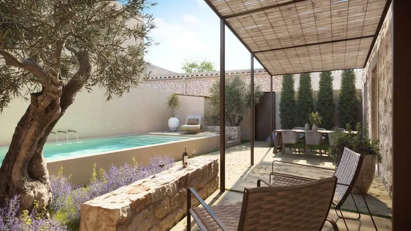 Townhouse with renovation project in Es Llombards — photo 6
