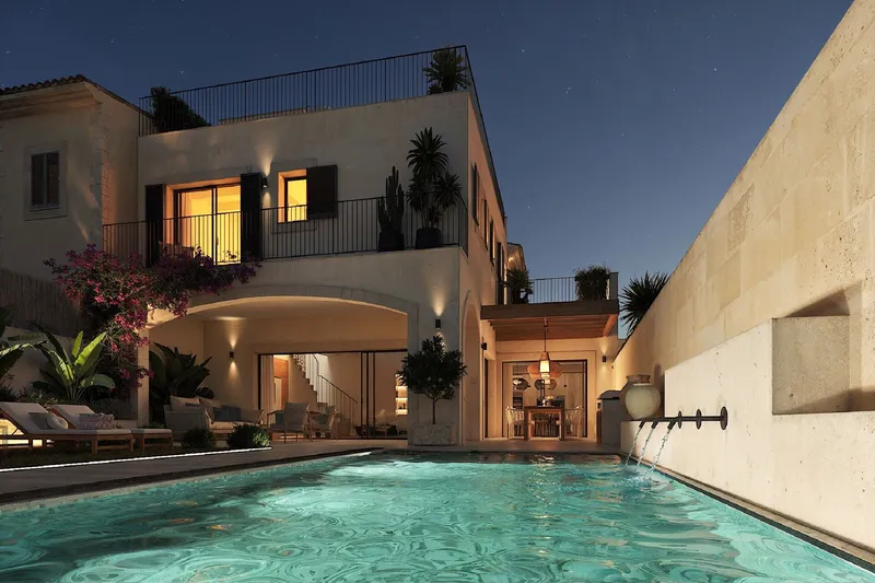 New-build Townhouse with Roof Terrace & Outdoor-Living in Ses Salines — photo 1
