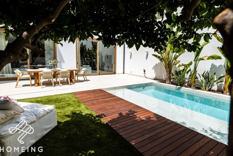 Spectacular ground floor with huge private terrace, pool and garden. A few minutes from the beach! — photo 7