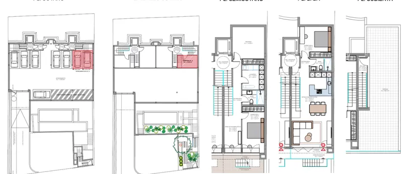 New build corner terraced house in Génova in residential complex with pool and sea views — photo 12
