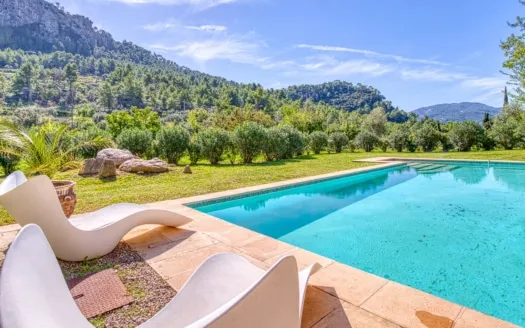 Villa for sale near Esporles with pool and breathtaking mountain views — photo 2