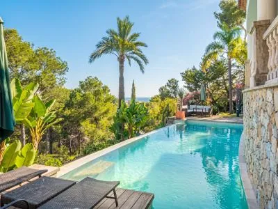 Luxury villa in Costa D'en Blanes: panoramic views, infinity pool and spa — photo 6