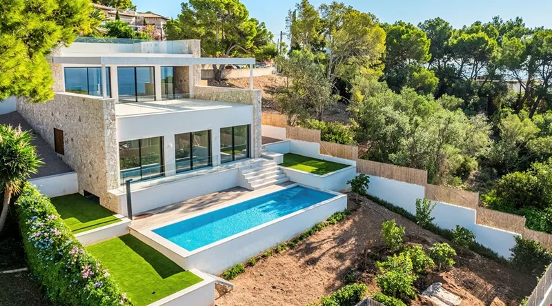 Exquisite contemporary villa with sweeping sea views and private pool in Portals Nous — photo 5