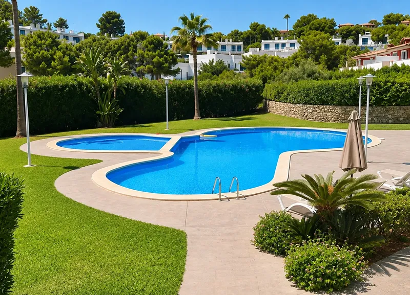 Spacious townhouse with private garden and pool in Cala Vinyas — photo 3