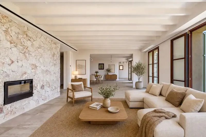 This exceptional newly built finca in Cala Millor offers a refined Mediterranean lifestyle in a quiet setting, just five — photo 7