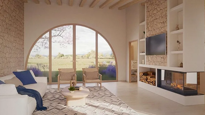 New-build finca in Montuïri – with pool, summer kitchen and wide views over the plain — photo 7