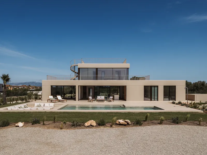 Villa under construction in Son Gual II – Modern design with pool and chill-out area — photo 2