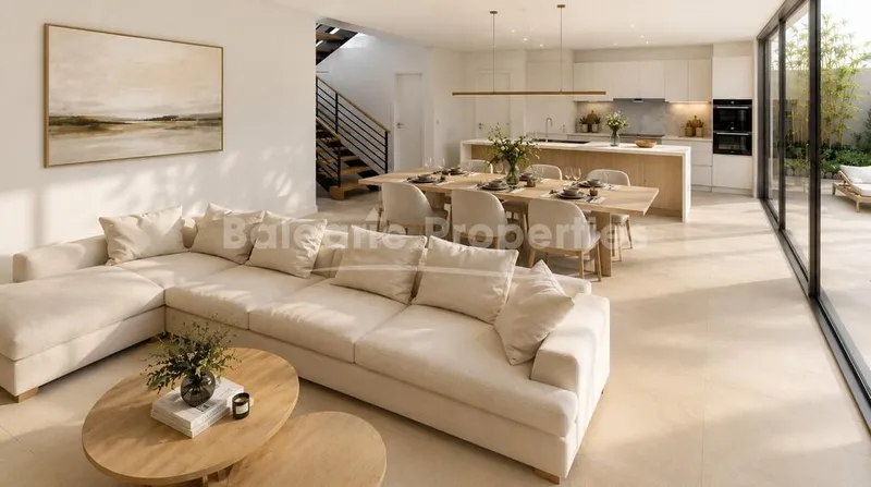 Contemporary luxury townhouse with pool for sale in Sa Cabaneta, Southwest Mallorca — photo 2