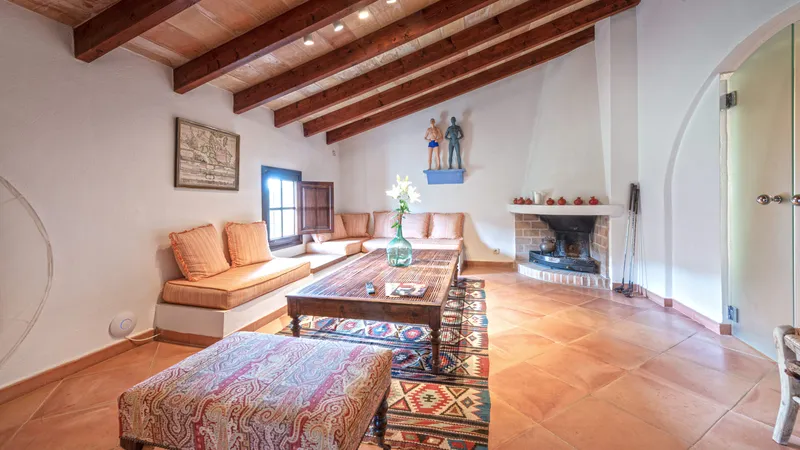 Finca with three guest houses with large pool landscape in Cala San Vicente — photo 9