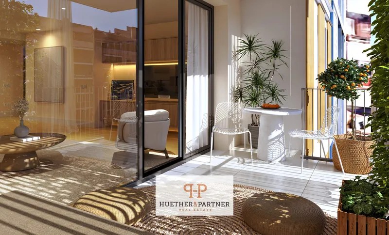 New build penthouse with 3 bedrooms, parking space and terrace for sale — photo 7