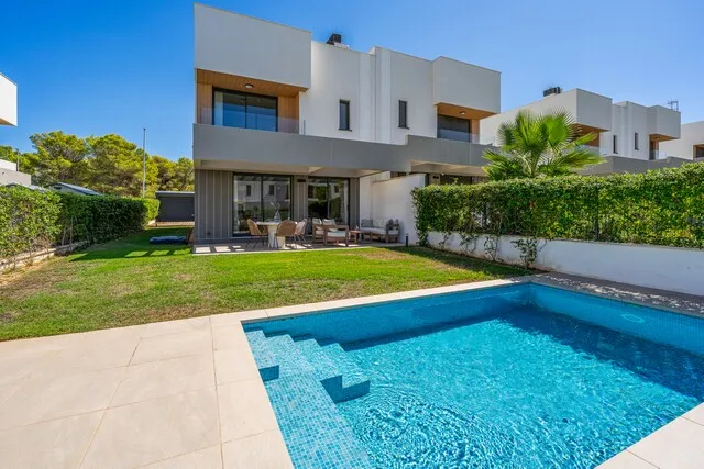 Newly built semi-detached houses for sale with private garden and pool near Llucmajor, Mallorca — photo 4
