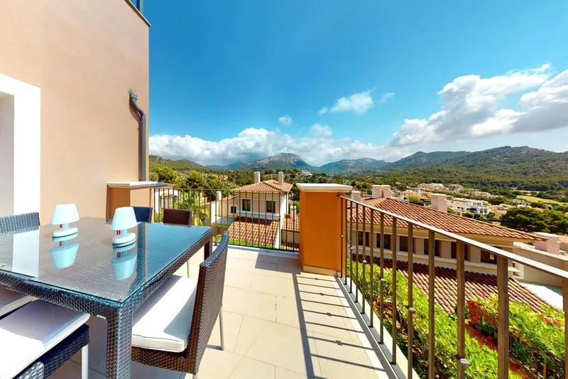 Townhouse in Camp de Mar - Terrace with beautiful view — photo 8
