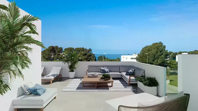 Modern new-build semi-detached houses with sea views from €1 million — photo 1