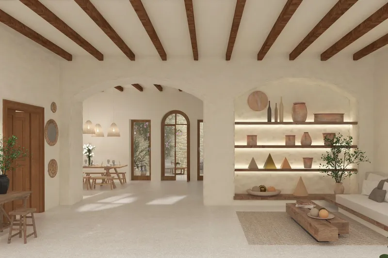 Unique townhouse with approved renovation project and dreamlike views in the center of Artà — photo 6