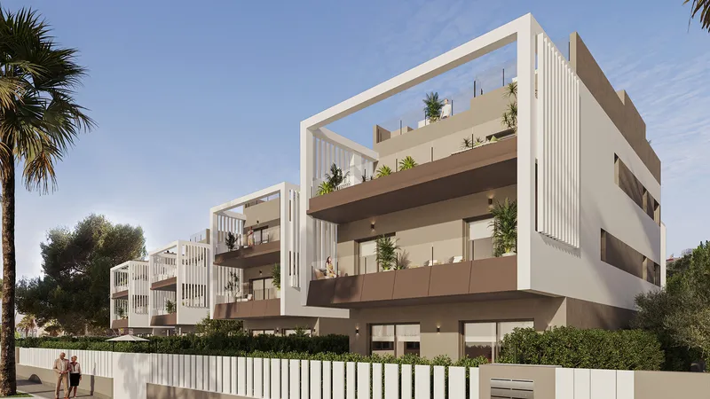 Fantastic new-build flat near the beach, Colonia Sant Jordi — photo 9
