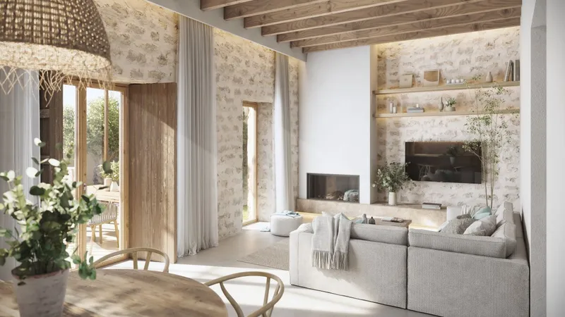 Townhouse with renovation project in Es Llombards — photo 3