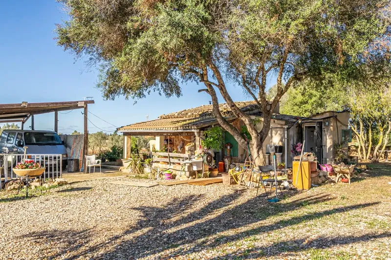 We present this rustic estate in the town of Llucmajor. The land has an area of 24,416 square meters with several buildings — photo 1