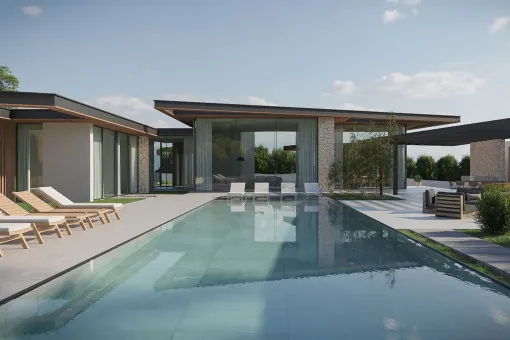 Santa Ponsa, Luxurious bright newly built villa with pool in Santa Ponsa — photo 1