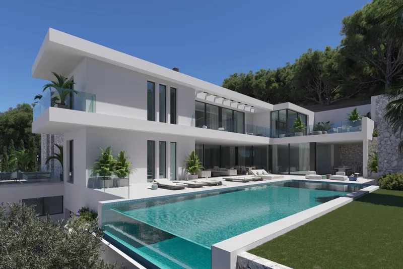 Developable plot with luxury villa project in Son Vida — photo 4
