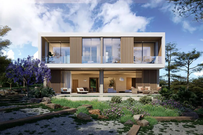 Elegant new-build villa with high-quality furnishings for rent — photo 1