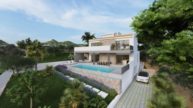 Attractive building plot with approved construction project for modern single-family home — photo 4