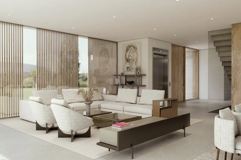Plot in Bendinat - Project of a villa with pool — photo 4