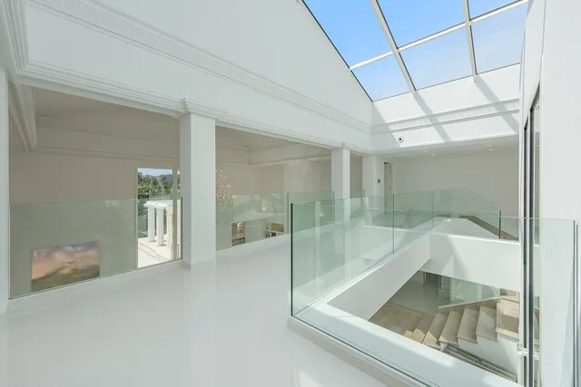 Exclusive frontline golf villa with tennis court for sale in Son Vida, Mallorca — photo 12